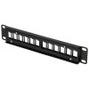 Patch panel 10 pod keystone 12xRJ45, niewyposażony